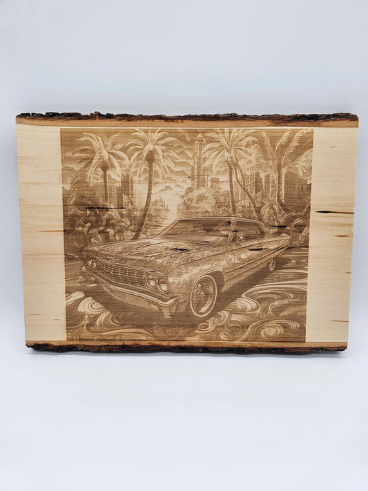 Laser Engraved 3D Illusion - Lowrider