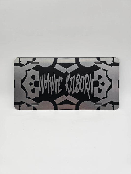 License Plate, 12" x 6" Aluminum Powder Coated