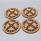 Cork coaster set of 4