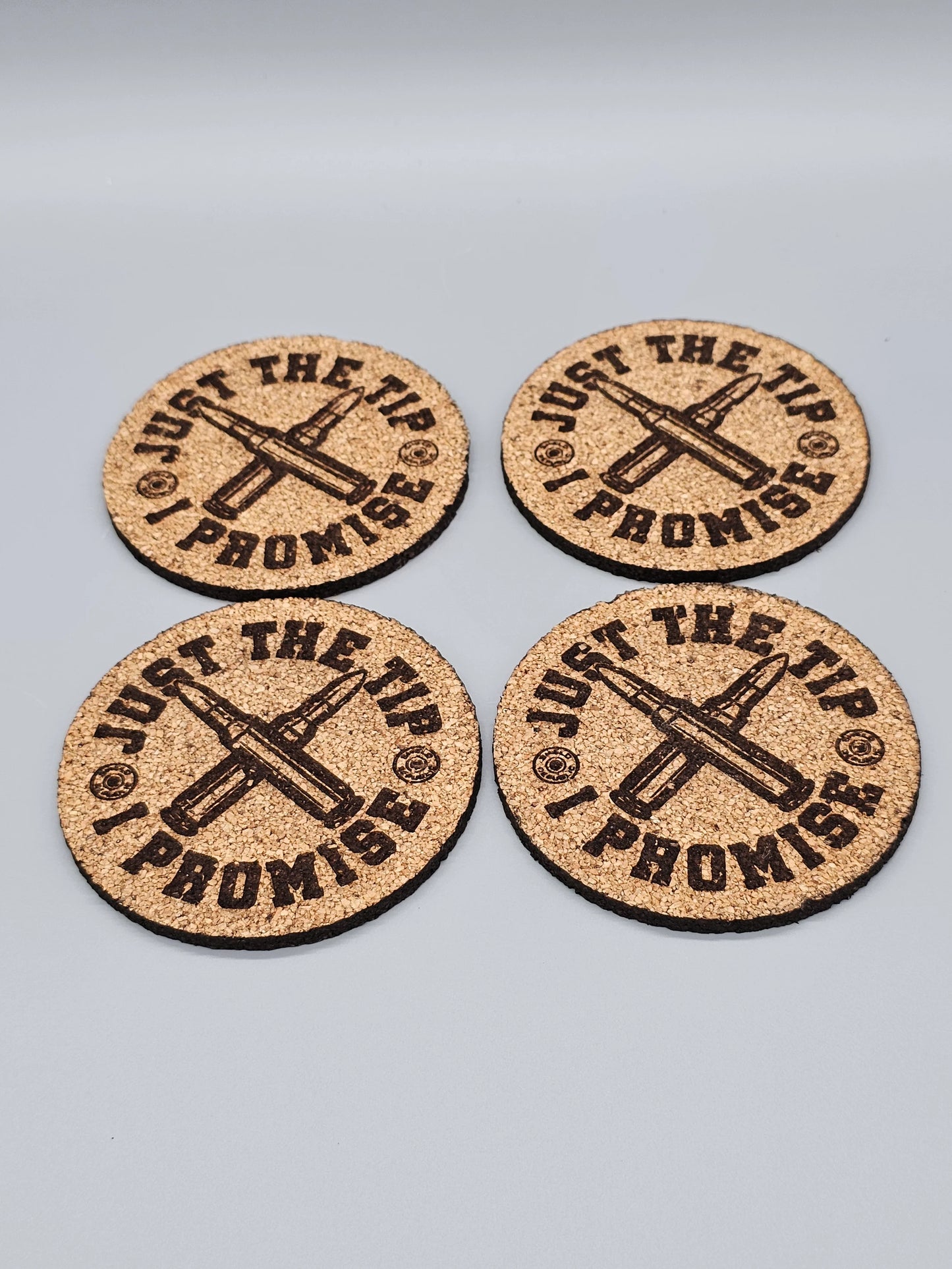 Cork coaster set of 4