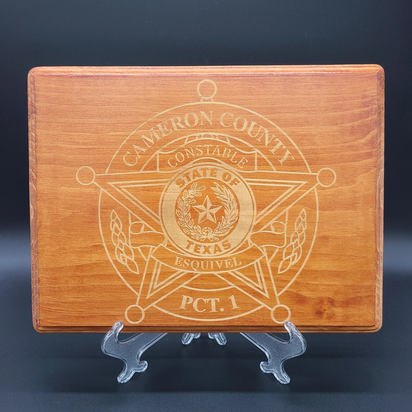 8" x 11" Beveled Wood Plaque