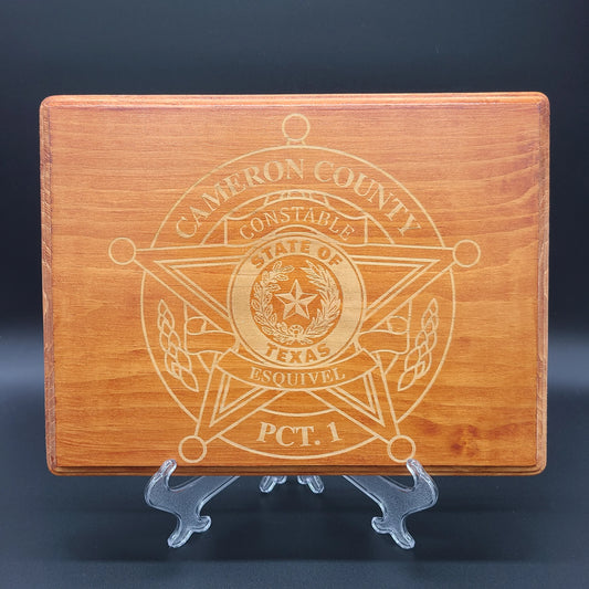 8" x 11" Beveled Wood Plaque