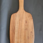 Small Acacia Cutting Board w/ handle, 16.5 x 7 x .75