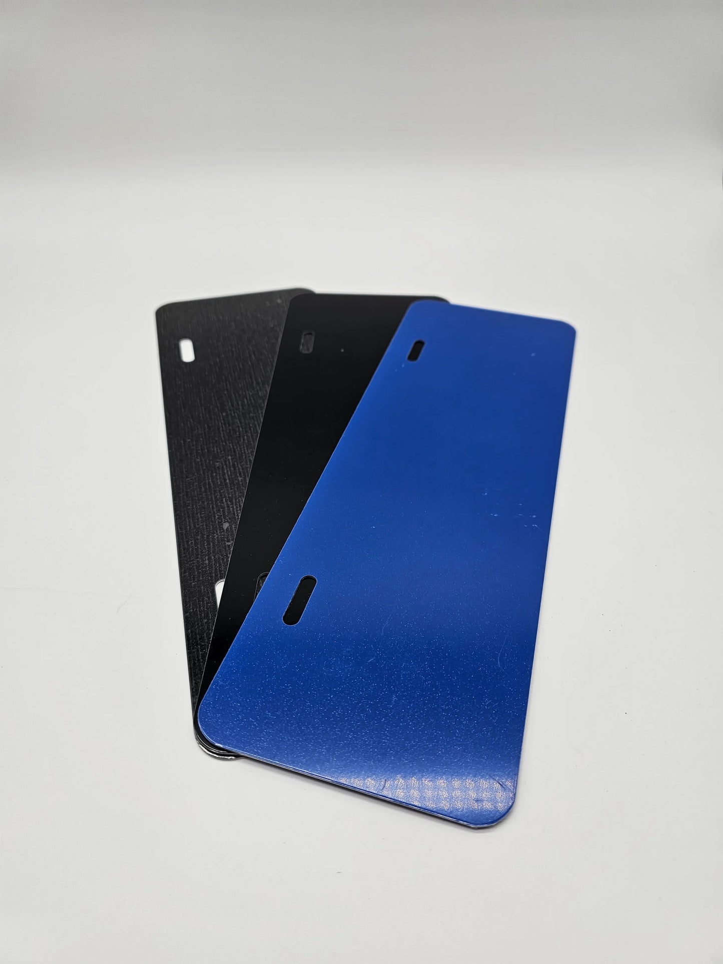 "Half Plate" 12" x 4" Baked Enamel Aluminum License Plate