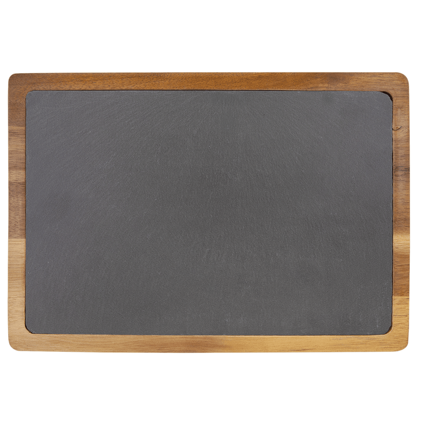 Acacia Wood/Slate Cutting Board- 13" x 9"