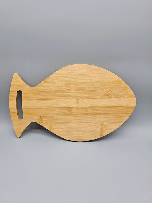 Bamboo Cutting Board, 10" x 10" (House Shaped)