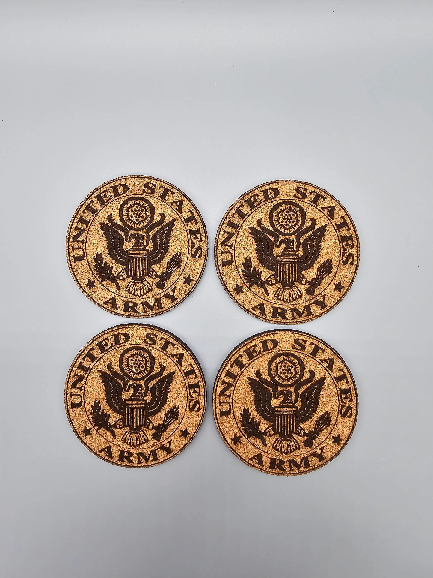 Cork coaster set of 4