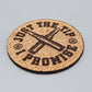 Cork coaster set of 4