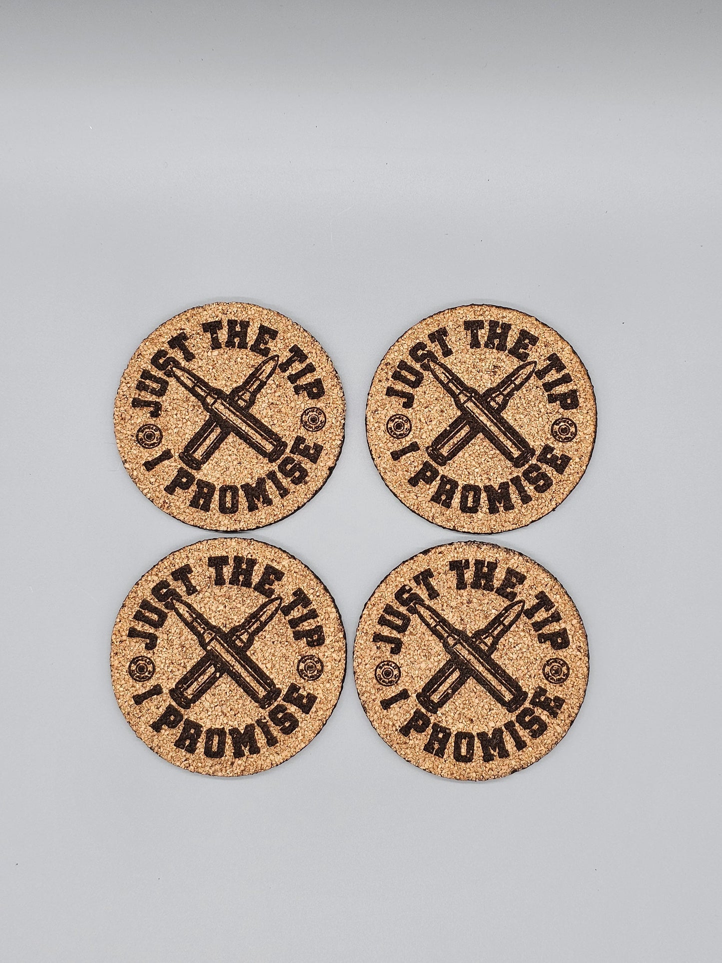 Cork coaster set of 4