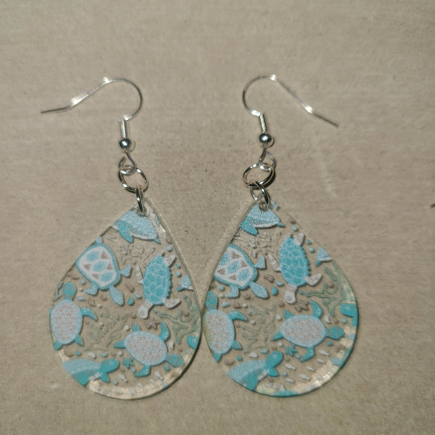 Dangle Sea turtle Earrings