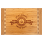 Bamboo Cutting Board with Butcher Block Inlay