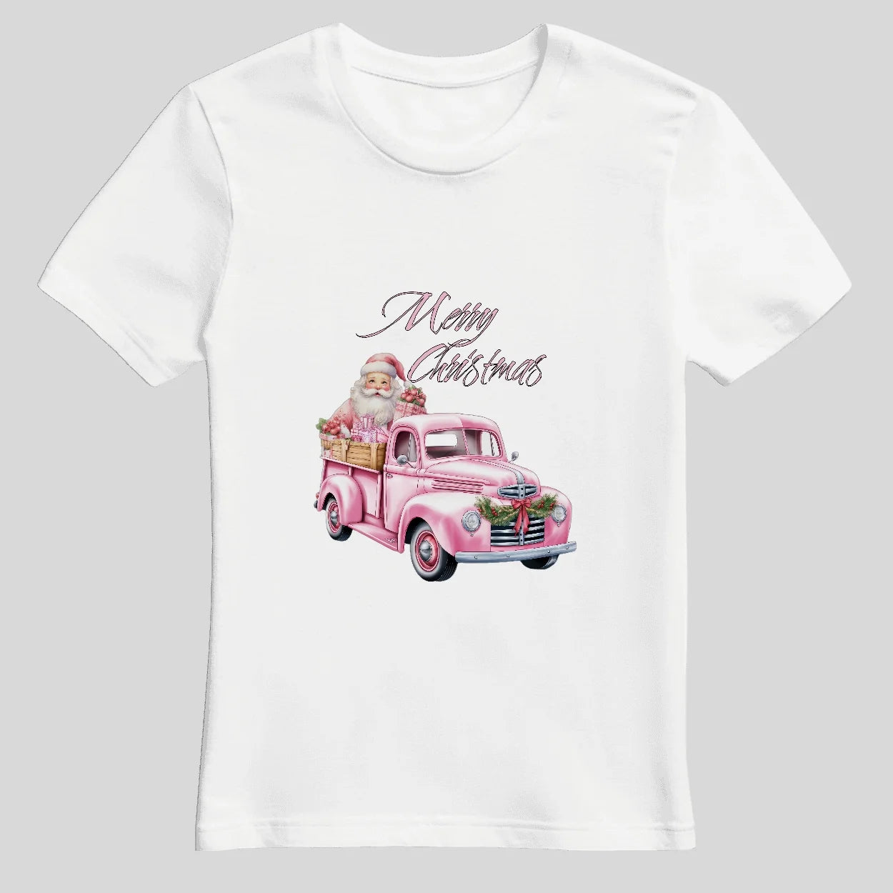 Pink Christmas T-shirt