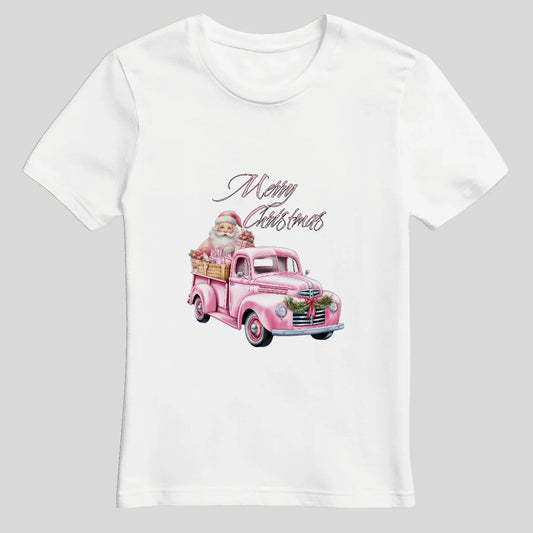 Pink Christmas T-shirt