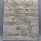 16X20 White Washed Wood Panel Decor