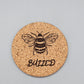 Cork coaster set of 4