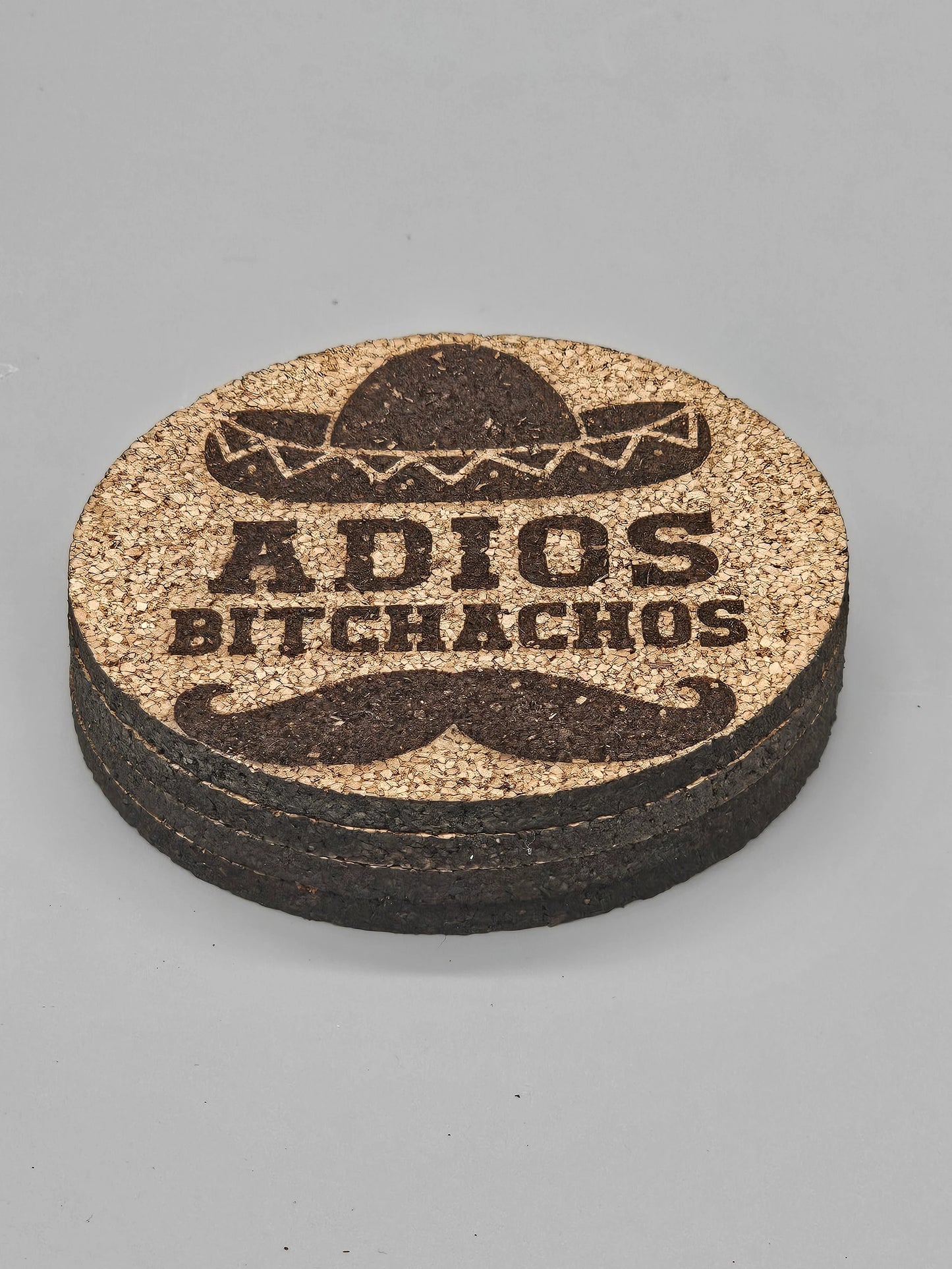 Cork coaster set of 4