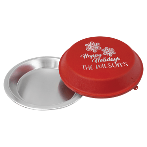 Aluminum Pie Pan with Personalized Powder Coated Lid