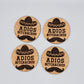 Cork coaster set of 4