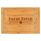 Bamboo Cutting Board with Butcher Block Inlay