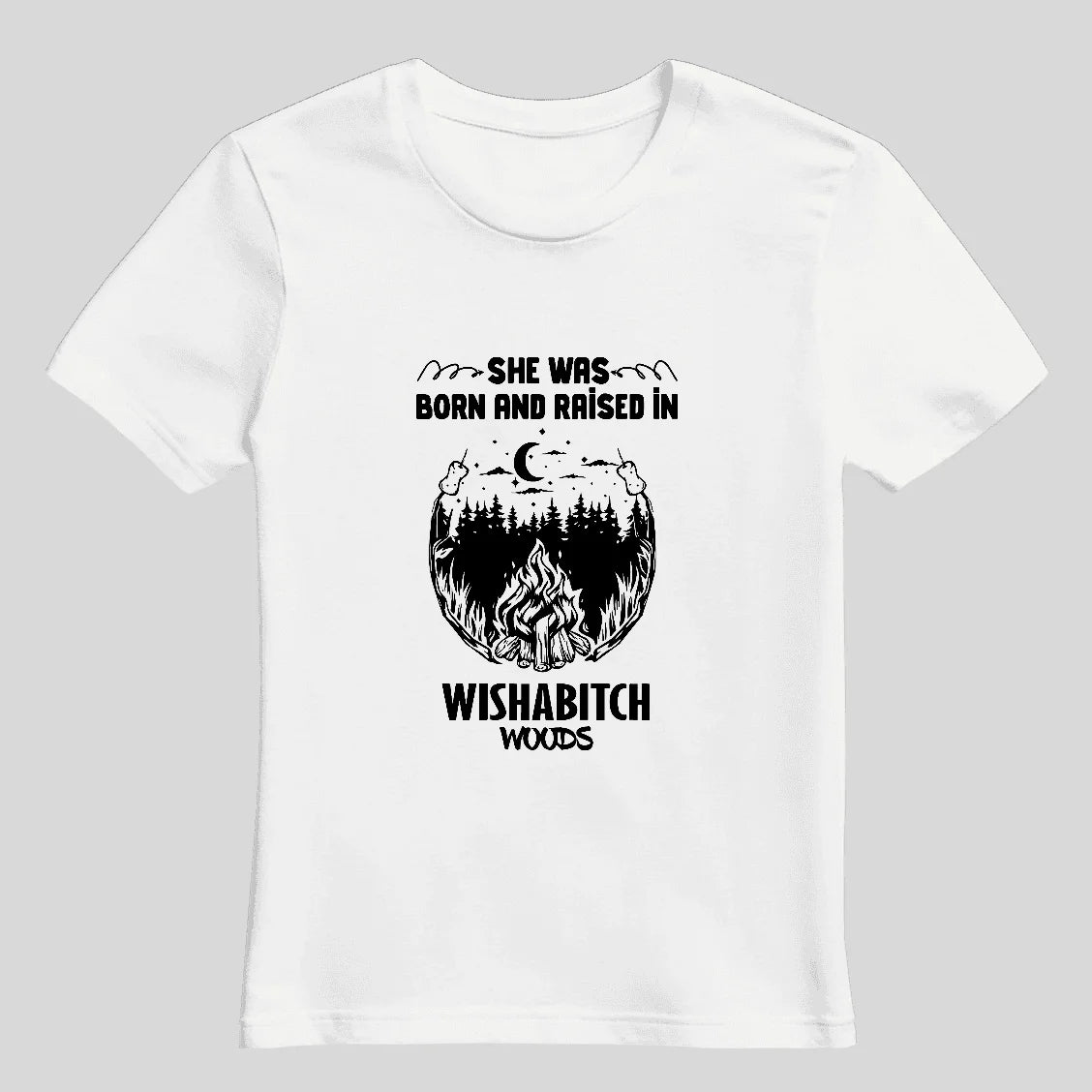 Wishabitch WOOD Tshirt