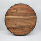 Acacia Live Edge Chopping Round w/ feet- 14"