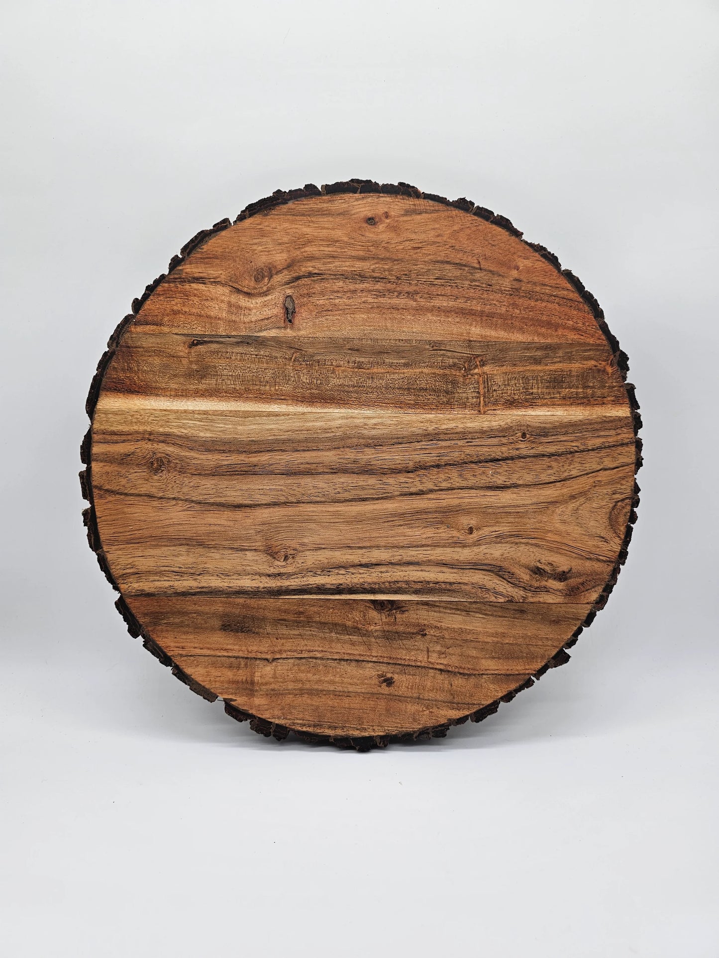 Acacia Live Edge Chopping Round w/ feet- 14"