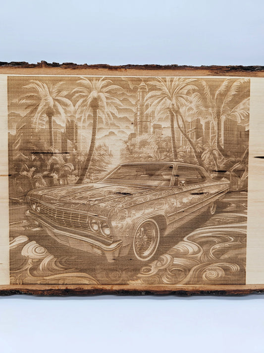 Laser Engraved 3D Illusion - Lowrider