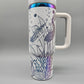 30 oz Tumbler with Handle, Lid, Mermaid Core