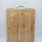 Bamboo Cutting Board w/ Stainless Steel Handle - 12" x 15"