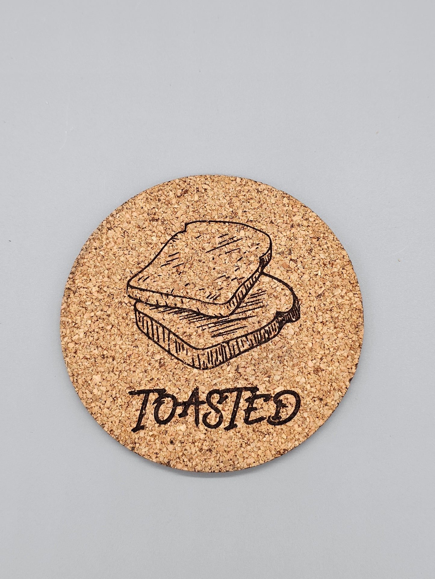 Cork coaster set of 4