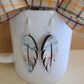 Mother of Pearl Fall Leaf dangles