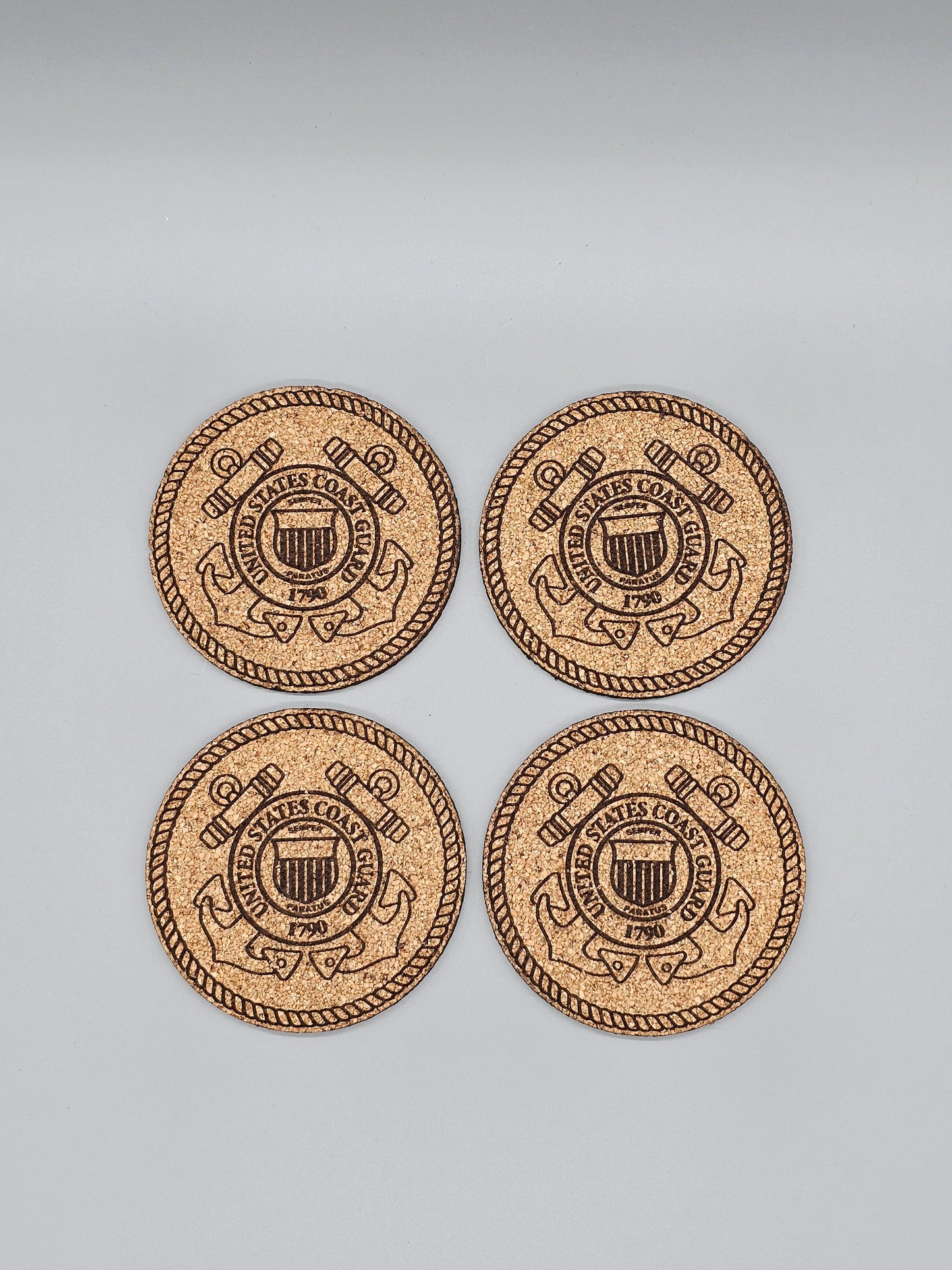 Cork coaster set of 4