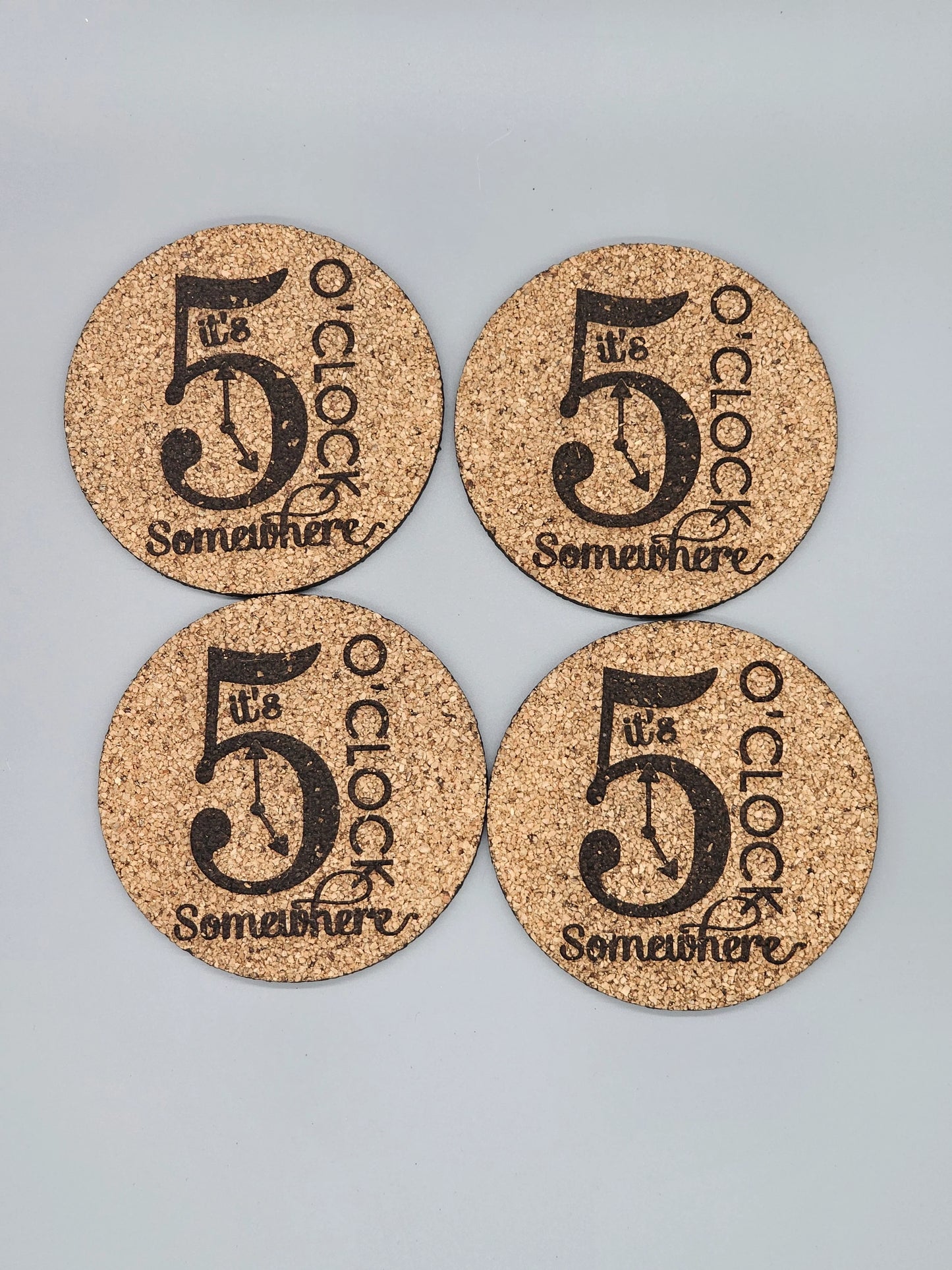 Cork coaster set of 4