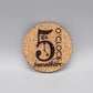 Cork coaster set of 4
